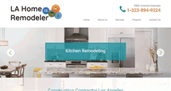 Desktop Screenshot of losangeleshomeremodeler.com